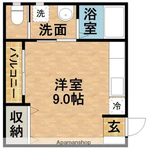 リバーサイドハウス【2階】の間取り