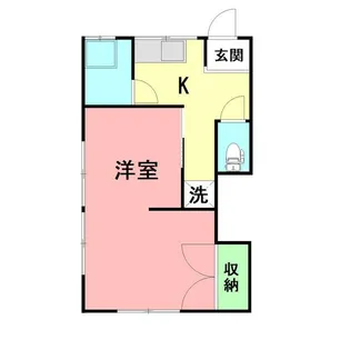 松島荘【1階】の間取り