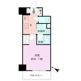 S-FORT新潟笹口【9階】の間取り