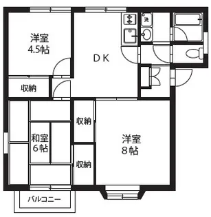 ファミーユスピカ【2階】の間取り