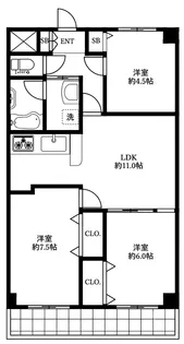 アネックス高島平【5階】の間取り