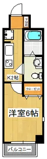 レジディア西船橋【3階】の間取り