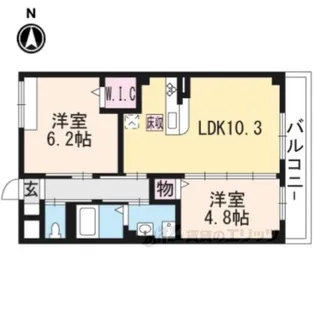 エルヴィータ大山崎【3階】の間取り