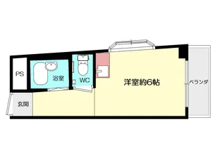 有馬パレス野崎【3階】の間取り