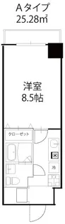 ドミールcity東中野II【8階】の間取り