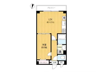 ヴィラージュ藍染【3階】の間取り