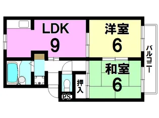 メゾン池田D【1階】の間取り