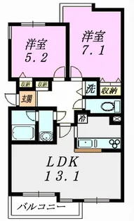 ヴェナビスタ三原【3階】の間取り