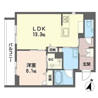 ジャカランダ【3階】の間取り