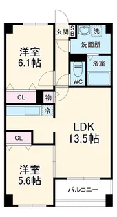 S-FORT青葉しらとり台【1階】の間取り
