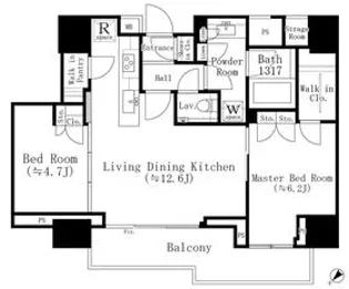 パークホームズ西小山【5階】の間取り