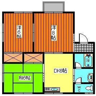 メゾンパセオ【1階】の間取り