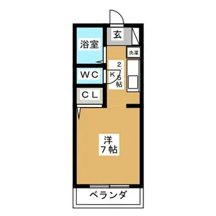 エスポワール田園調布【1階】の間取り