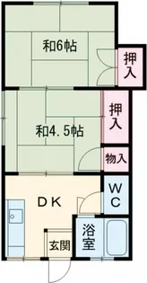 松崎コーポI【1階】の間取り