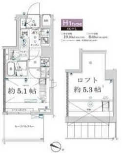 スクエアシティ東白楽MAXIV【2階】の間取り
