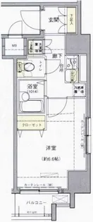 ヴィーダ御茶ノ水【8階】の間取り