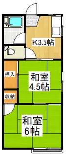 グリーンハイツ【1階】の間取り