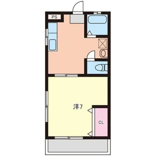 第二星野ハイム【2階】の間取り