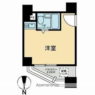 八丁堀東豊エステート【6階】の間取り