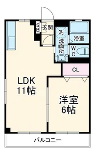 塚場ハイツIII【2階】の間取り