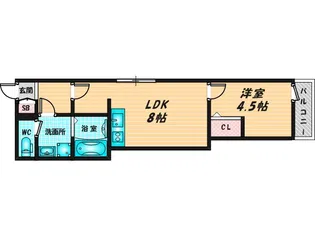 LIVFIT放出【2階】の間取り