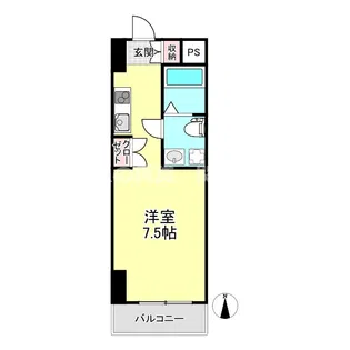 キャッスル桜木【2階】の間取り