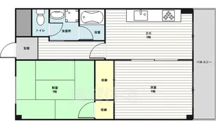 ウッディハイツ【3階】の間取り