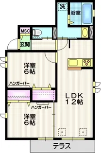 Plage【1階】の間取り