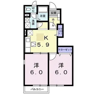 ウィル【1階】の間取り