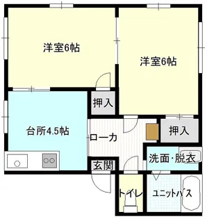 エンゼルコート【1階】の間取り
