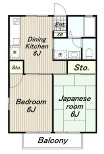 サンハイツ【1階】の間取り