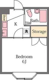 Jコーポ【2階】の間取り