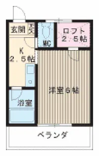 セザンヌ多米【1階】の間取り