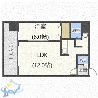 エッジウォーターテラス【9階】の間取り