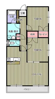 メゾン花小路【1階】の間取り