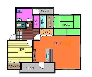 サンシャワー山口【3階】の間取り