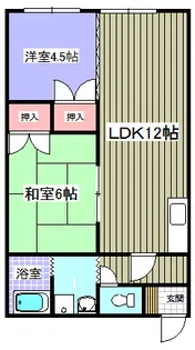 エイトコーポ2【3階】の間取り