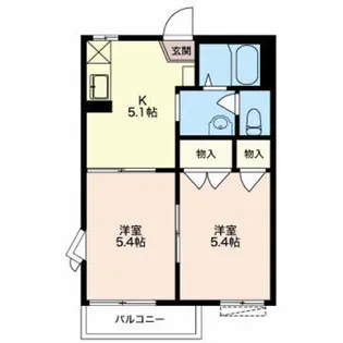 さくらこーぽ【2階】の間取り