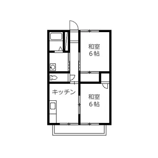 牛込ハイツ【2階】の間取り