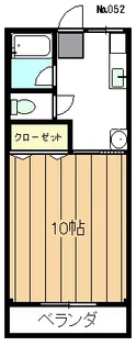 ドミトリ坂野【1階】の間取り