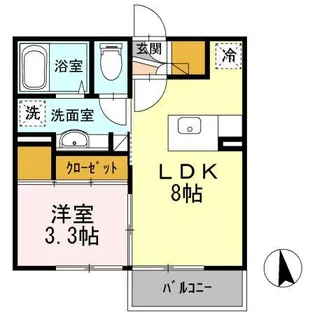 アルシオネ【2階】の間取り