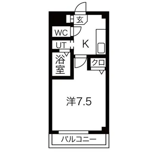 レジデンス司II【1階】の間取り