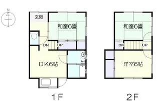 広島県福山市曙町3【一戸建】の間取り