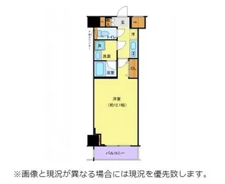 ジェノヴィア新横浜スカイガーデン【6階】の間取り