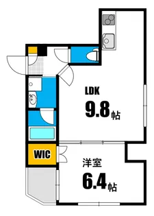 ウイング宝町フォース【5階】の間取り