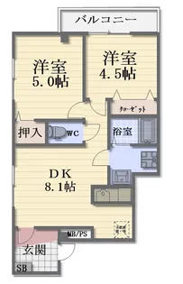 Imf習志野【4階】の間取り