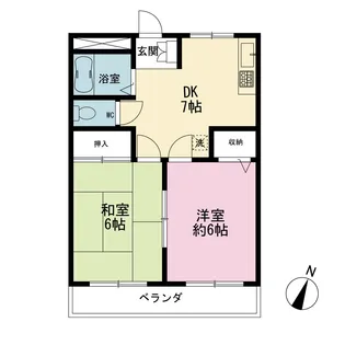 セレッソコンドミニオ【2階】の間取り