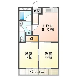 ラメールI【2階】の間取り