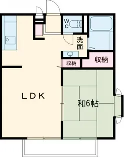 グリーンパーク【2階】の間取り