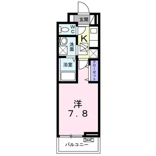 大阪府泉佐野市中町1【アパート】の間取り